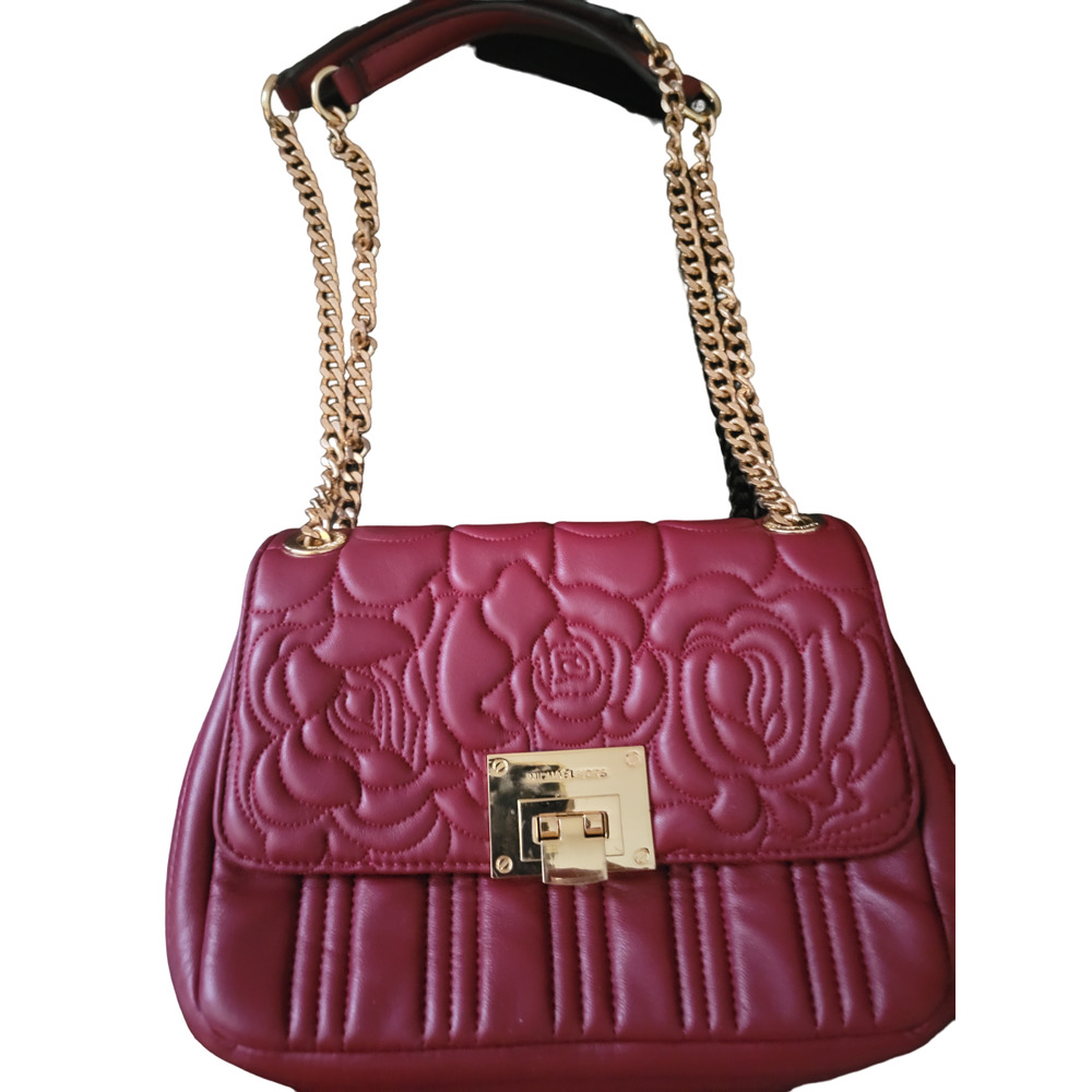 Michael Kors Vivianne Bag Red Color Quilted leather Really sharp Cross Body